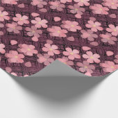 Papier Cadeau fleurs de cerisier papier d'emballage (Coin)