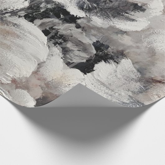 Papier Cadeau Fleurs de charbon (Coin)