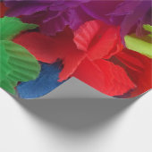 Papier Cadeau Fleurs de couronnes colorées Hawaiiennes Luau Part (Coin)
