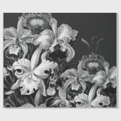 Papier Cadeau Fleurs de cru de Black&White (Plat)