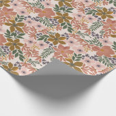 Papier Cadeau Fleurs de Ferme  (Coin)