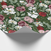 Papier Cadeau Fleurs de grenade (Coin)
