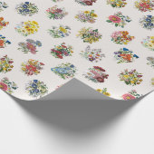 Papier Cadeau Fleurs de jardin (Coin)