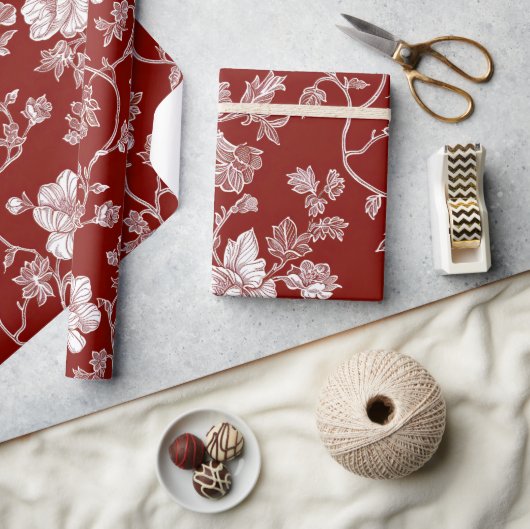 Papier Cadeau Fleurs de la Saint-Valentin (Artisanat)