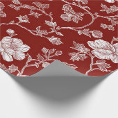 Papier Cadeau Fleurs de la Saint-Valentin (Coin)