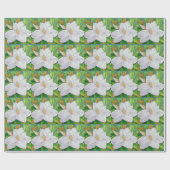 Papier Cadeau Fleurs de magnolia (Plat)