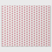 Papier Cadeau Fleurs de marguerite rose (Plat)