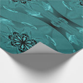 Papier Cadeau Fleurs de mer profondes..... (Coin)