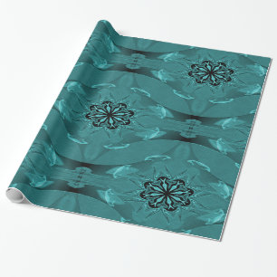 Papier Cadeau Fleurs de mer profondes.....