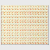 Papier Cadeau Fleurs de Merci (Plat)