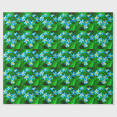 Papier Cadeau Fleurs de myosotis (Plat)