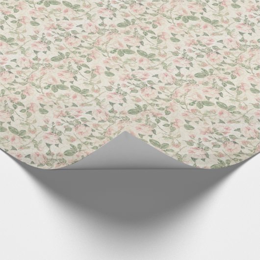 Papier Cadeau Fleurs de papier faites maison de Rosebud de roses (Coin)