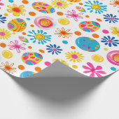 Papier Cadeau Fleurs de Pâques (Coin)