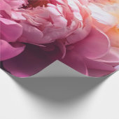 Papier Cadeau Fleurs de pivoine rose comme arrière - plan d'art (Coin)