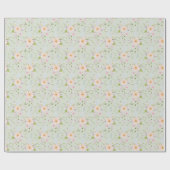 Papier Cadeau Fleurs de prairie anglaise (Plat)