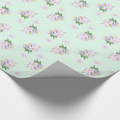 Papier Cadeau Fleurs de printemps crocus (Coin)