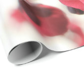 Papier Cadeau fleurs de prune fleurs rose de printemps enveloppe (Coin rond)