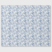 Papier Cadeau Fleurs de Saule Vintage (Plat)