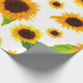 Papier Cadeau Fleurs de soleil (Coin)