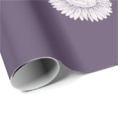 Papier Cadeau Fleurs de soleil (Coin rond)