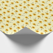 Papier Cadeau Fleurs de soleil (Coin)