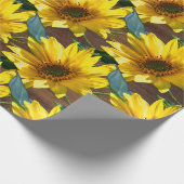 Papier Cadeau Fleurs de soleil (Coin)