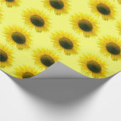 Papier Cadeau Fleurs de soleil (Coin)