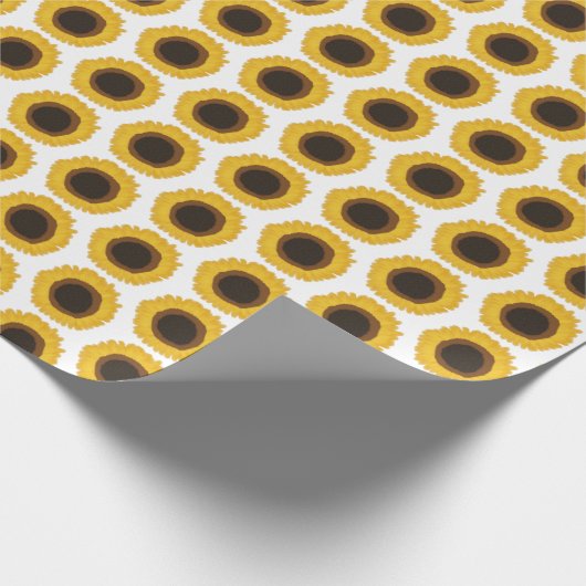 Papier Cadeau Fleurs de soleil (Coin)
