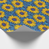 Papier Cadeau Fleurs de soleil (Coin)