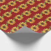 Papier Cadeau Fleurs de soleil (Coin)