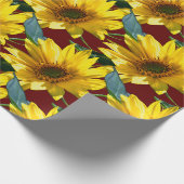 Papier Cadeau Fleurs de soleil (Coin)