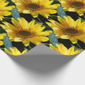 Papier Cadeau Fleurs de soleil (Coin)