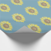 Papier Cadeau Fleurs de soleil (Coin)