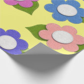 Papier Cadeau Fleurs de style flûte en gros (Coin)