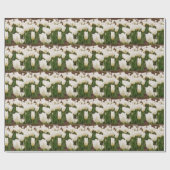 Papier Cadeau Fleurs de tulipes blanches (Plat)