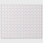 Papier Cadeau Fleurs d'Élégance Raffinée (Plat)
