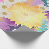 Papier Cadeau Fleurs d'été (Coin)