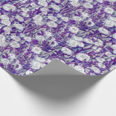 Papier Cadeau Fleurs d'été en fleur de fleur de Dandelion Violet (Coin)