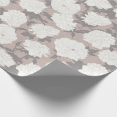 Papier Cadeau Fleurs d'ivoire, Rouleau Cadeau Romance Tropicale (Coin)