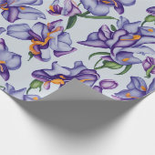 Papier Cadeau Fleurs d'orchidées à motifs floraux (Coin)