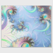 Papier Cadeau Fleurs et brise (Plat)