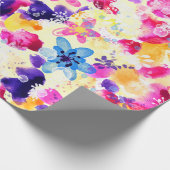 Papier Cadeau Fleurs fleurs sauvages de chabby Meadow (Coin)