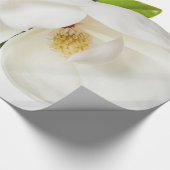Papier Cadeau Fleurs florales de magnolia de magnolias blanches (Coin)