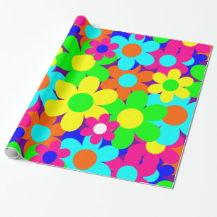Papier Cadeau Fleurs florales vintages super