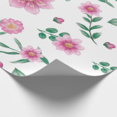Papier Cadeau Fleurs flottantes (Coin)