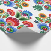 Papier Cadeau Fleurs folkloriques polonaises (Coin)