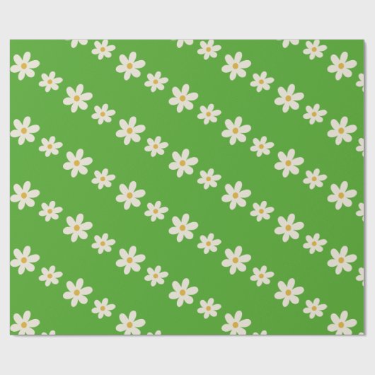 Papier Cadeau Fleurs Fraîches (Plat)