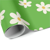 Papier Cadeau Fleurs Fraîches (Coin rond)