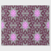 Papier Cadeau Fleurs Imaginaires.... (Plat)