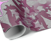 Papier Cadeau Fleurs Imaginaires.... (Coin rond)